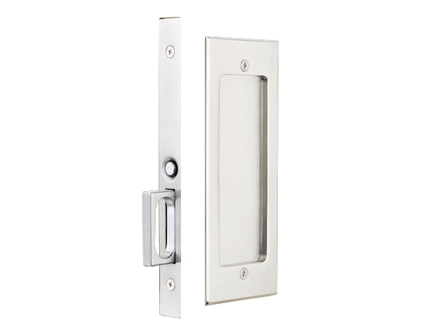Emtek 2114 Passage Pocket Door Mortise -Modern Rectangular - Stellar Hardware and Bath 