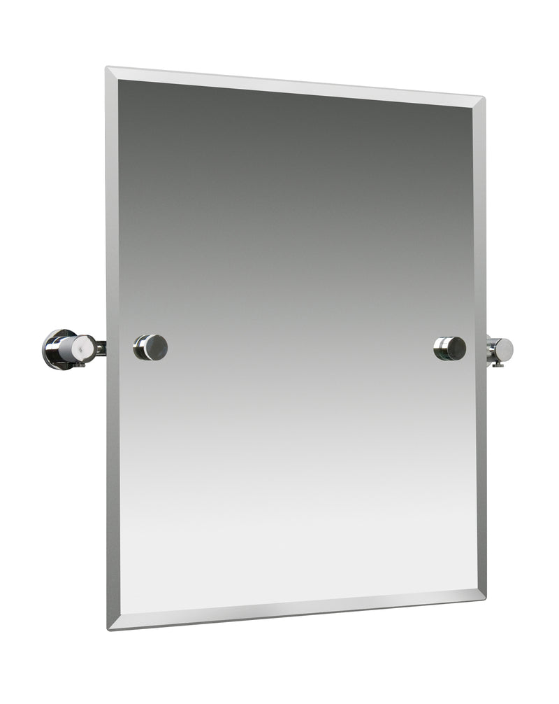 Valsan Montana Chrome Swivel Mirror, 19 3/4" x 19 3/4" - Stellar Hardware and Bath 