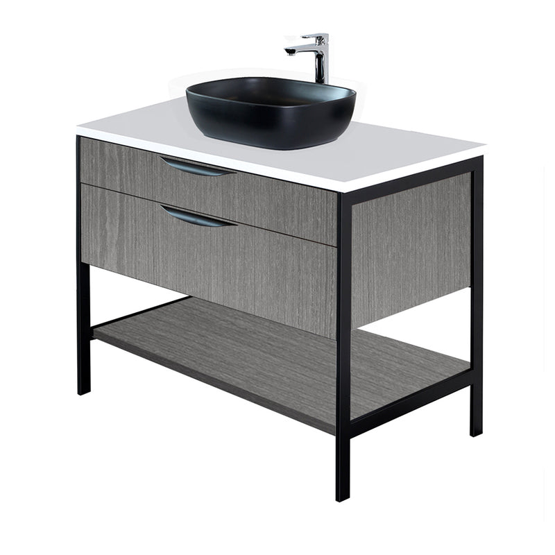 Lacava NAV-UN-36RT-AH Navi Ash (Quartz) - Stellar Hardware and Bath 