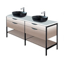 Lacava NAV-VS-60T-001G Navi Polished White (Solid Surface) - Stellar Hardware and Bath 