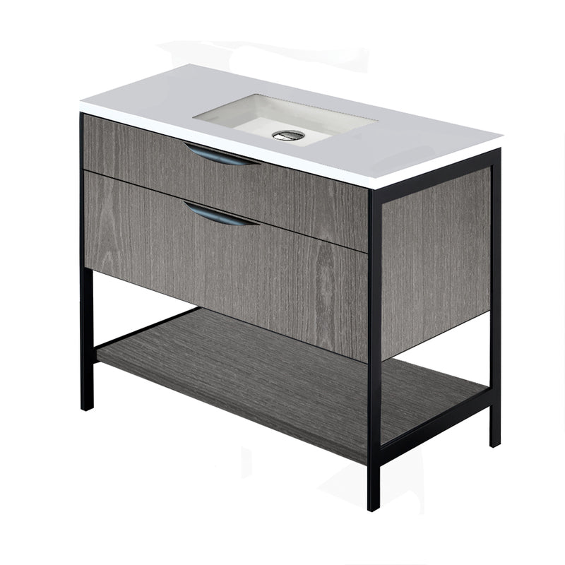 Lacava NAV-UN-36-16 Navi Matte Black - Stellar Hardware and Bath 