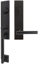 Inox NY106C563-10B-RH NY106 Copenhagen Lever, Tubular Entry Handleset, Oil Rubbed Bronze, RH - Stellar Hardware and Bath 