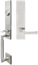 Inox NY221TDP-32D-RH NY221 Aurora Lever, Tubular Dummy Handleset, Satin Stainless Steel, RH - Stellar Hardware and Bath 