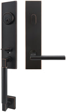 Inox NY243C563-10B-LH NY243 Sunrise Lever, Tubular Entry Handleset, Oil Rubbed Bronze, LH - Stellar Hardware and Bath 