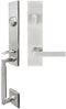 Inox NY345C573-32D-LH NY345 Tokyo Lever, Tubular Entry Handleset, Satin Stainless Steel, LH - Stellar Hardware and Bath 