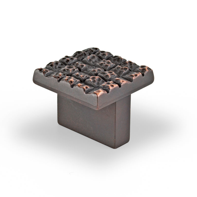 Topex MOSAIC DESIGN SQUARE KNOB, BRIGHT CHROME, 25MMX25MM - Stellar Hardware and Bath 