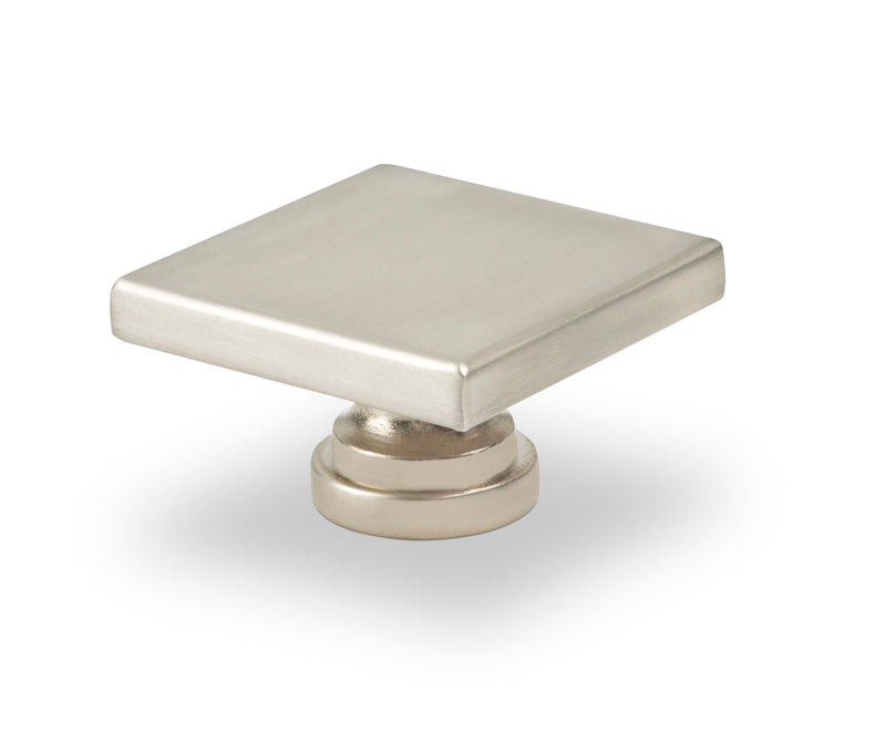 Topex LARGE SQUARE KNOB BRIGHT CHROME - Stellar Hardware and Bath 
