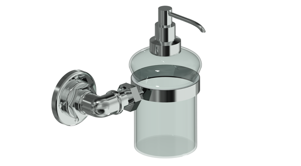Valsan Industrial Chrome Liquid Soap Dispenser, 8 oz - Stellar Hardware and Bath 
