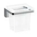 Laufen 3.8468  
Lb3 Classic Wall Mounted Drinking Glass And Holder 5-1/8" L x 4-3/4" W x 3-7/8" H - Stellar Hardware and Bath 