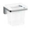 Laufen 3.8468  
Lb3 Classic Wall Mounted Drinking Glass And Holder 5-1/8" L x 4-3/4" W x 3-7/8" H - Stellar Hardware and Bath 
