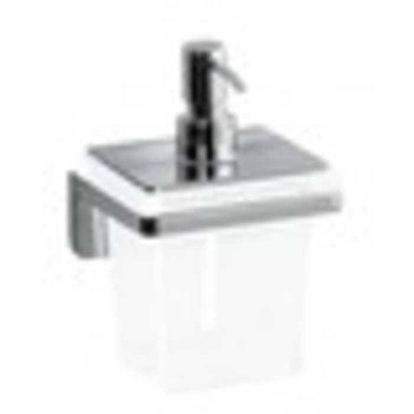 Laufen 3.8468.3.004.000.1  
Lb3 Classic Wall Mounted Soap Dispenser And Holder 6-1/4" L x 5-7/8" W x 5-7/8" H - Stellar Hardware and Bath 