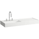 Laufen 8.1333.2.000  
Kartell Bathroom Sink 18-1/8" L x 47-1/4" W x 5-7/8" H - Stellar Hardware and Bath 