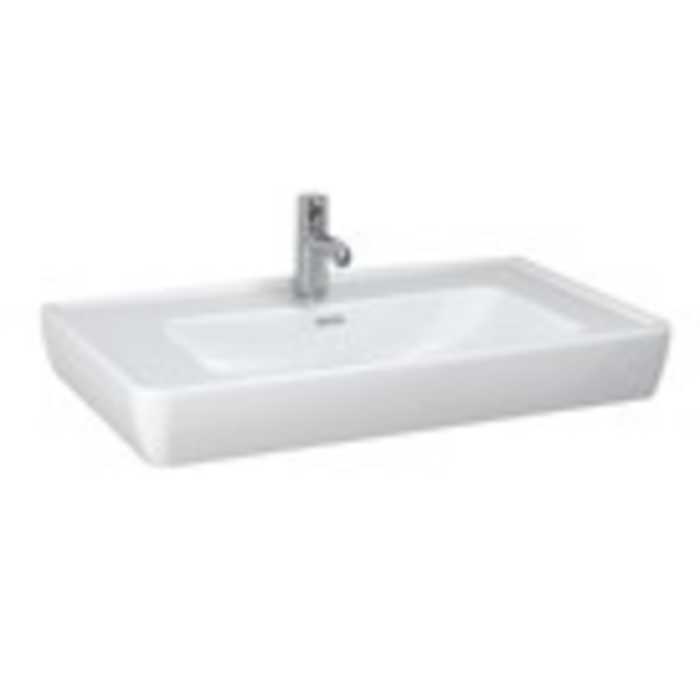 Laufen 8.1395.6.000  
 Pro 850 Console Washbasin 33-1/2" L x 18-7/8" W x 4-1/2" H - Stellar Hardware and Bath 