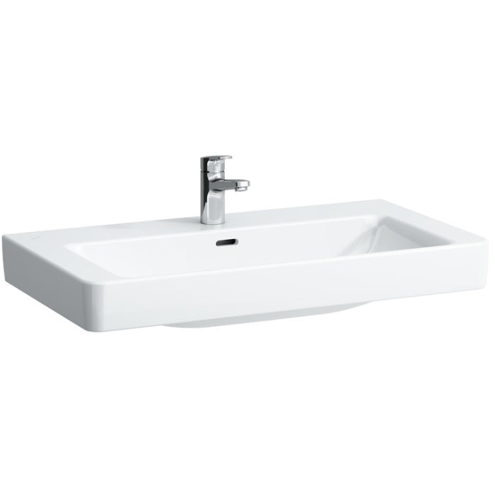 Laufen 8.1396.5.000  
 Pro S 850 Countertop Washbasin 33-1/2" L x 18-1/8" W x 5-7/8" H - Stellar Hardware and Bath 