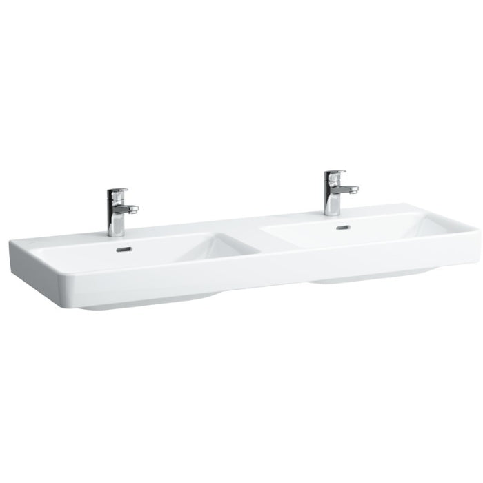 Laufen 8.1496.8.000.104.1  
 Pro S Double Countertop Washbasin 51-1/8" L x 18-1/8" W x 3-3/4" H - Stellar Hardware and Bath 