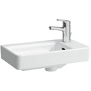Laufen 8.1595.4.000.104.1 
 Pro S Wall-Mounted Handrinse Washbasin 18-7/8" L x 11" W x 3-3/8" H - Stellar Hardware and Bath 
