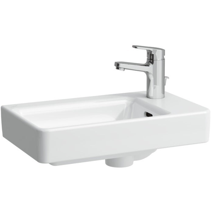Laufen 8.1595.4.000.104.1 
 Pro S Wall-Mounted Handrinse Washbasin 18-7/8" L x 11" W x 3-3/8" H - Stellar Hardware and Bath 