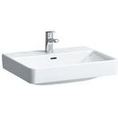 Laufen 8.1696.4.000.104.1  
 Pro S 600 Washbasin 23-5/8" L x 18-1/4" W x 3-3/4" H - Stellar Hardware and Bath 