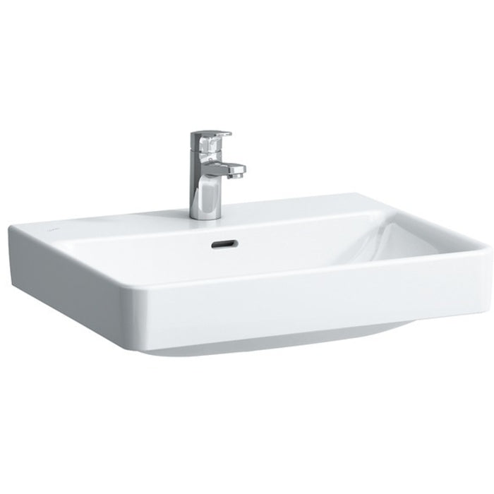 Laufen 8.1696.4.000.104.1  
 Pro S 600 Washbasin 23-5/8" L x 18-1/4" W x 3-3/4" H - Stellar Hardware and Bath 
