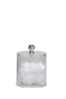 Valsan Pur Chrome Freestanding Cotton Bud Container - Stellar Hardware and Bath 