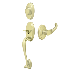 Deltana PRRHDCH Riversdale Handleset with Chapelton Lever Dummy - Stellar Hardware and Bath 