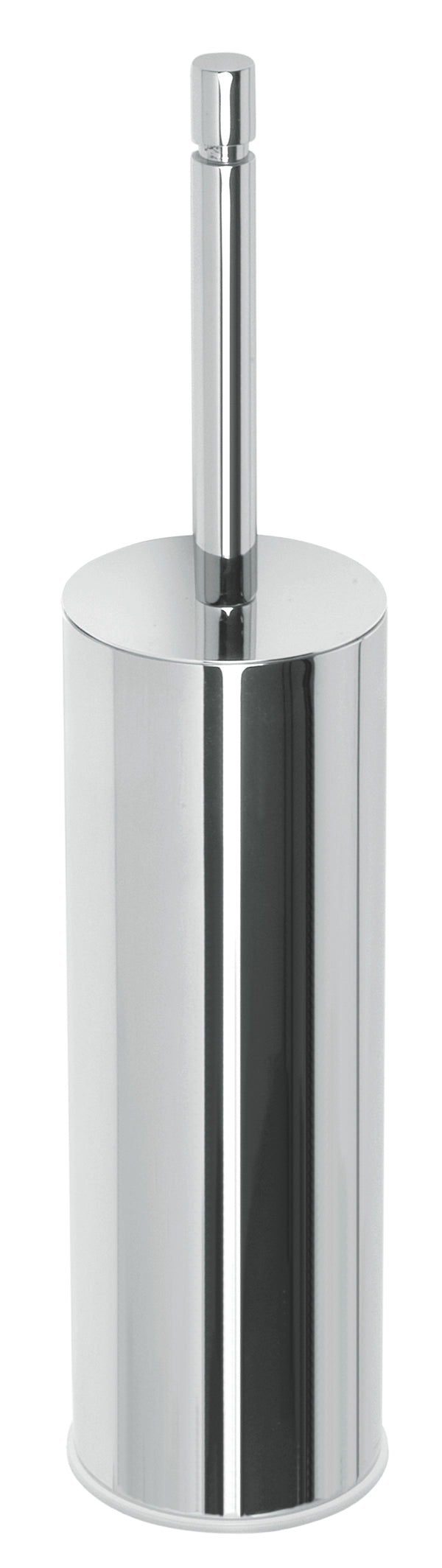 Valsan Axis Chrome Freestanding Toilet Brush Holder - Stellar Hardware and Bath 