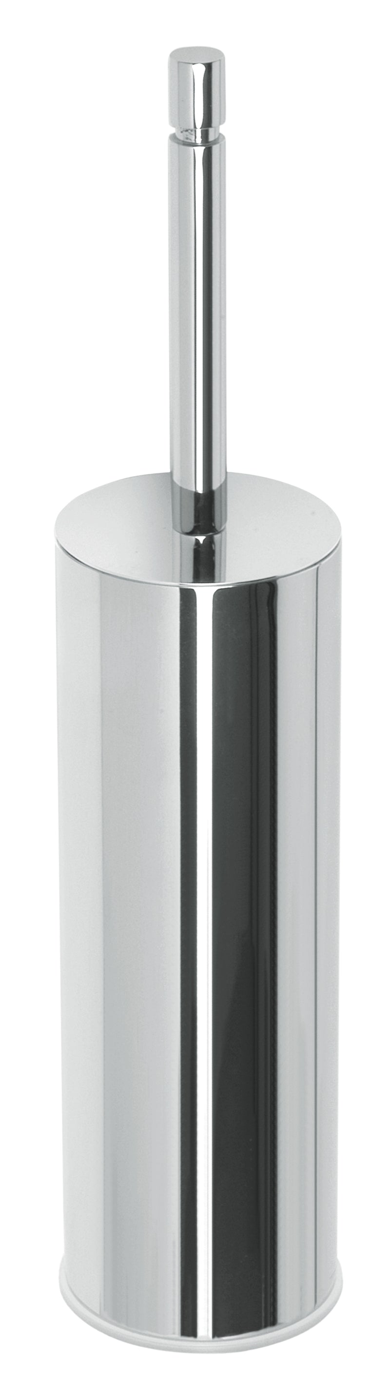 Valsan Axis Chrome Freestanding Toilet Brush Holder - Stellar Hardware and Bath 