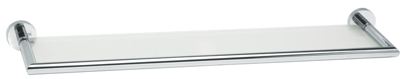 Valsan Axis Chrome Glass Shelf - Stellar Hardware and Bath 