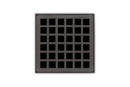 Infinity Drains Squares QDB 4: 4x4 Bonded Kit - Stellar Hardware and Bath 