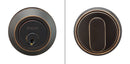 Inox RD110B6-10B Round Single Cylinder Deadbolt, 2-3/8" Dia, 2-3/8" Backset, Oil Rubbed Bronze - Stellar Hardware and Bath 