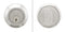 Inox RD110B6-10B Round Single Cylinder Deadbolt, 2-3/8" Dia, 2-3/8" Backset, Oil Rubbed Bronze - Stellar Hardware and Bath 