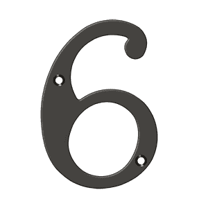 6 Num. Home House Numbers