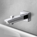 Square Tub Spout With Diverter, Matte Black - Stellar Hardware and Bath 