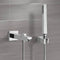 Chrome Wall Mounted Tub Spout Kit with Hand Shower - Stellar Hardware and Bath 
