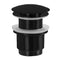 Plumbing Accessories Click Clack Pop-up Waste Without Overflow in Matte Black - Stellar Hardware and Bath 