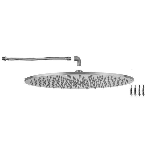 16" Round Square Flush Mount Rain Machine - Stellar Hardware and Bath 