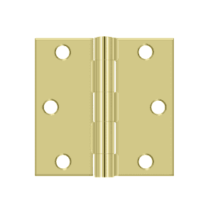 Deltana S33 Residential Square Corner Hinge - 3'' x 3'' - Stellar Hardware and Bath 