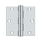 Deltana S35HD Heavy Duty Square Corner Hinge - 3 1/2'' x 3 1/2'' - Stellar Hardware and Bath 