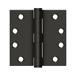 Deltana S44HD Heavy Duty Square Corner Hinge - 4'' x 4'' - Stellar Hardware and Bath 