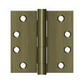 Deltana S44HD Heavy Duty Square Corner Hinge - 4'' x 4'' - Stellar Hardware and Bath 