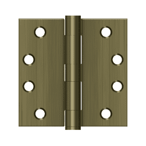 Deltana S44HD Heavy Duty Square Corner Hinge - 4'' x 4'' - Stellar Hardware and Bath 