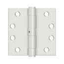 Deltana S44HD Heavy Duty Square Corner Hinge - 4'' x 4'' - Stellar Hardware and Bath 