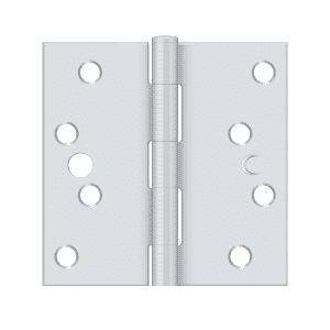 Deltana S44-R Residential Square Corner Hinge - 4'' x 4'' - Stellar Hardware and Bath 