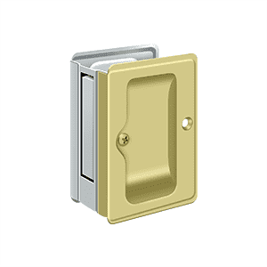 Deltana SDPA325 Heavy Duty Adjustable Pocket Lock Passage - 3 1/4'' x 2 1/4'' - Stellar Hardware and Bath 