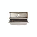 AVALON SINK SK408 - 9 1/4" x 27" x 6 1/4" - Stellar Hardware and Bath 