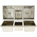 LAGO COVE LAGO COMBINATION SK444 - 44 1/8" x 22 1/8" x 9 13/16" - Stellar Hardware and Bath 