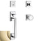 HOLLYWOOD HILLS SECTIONAL HANDLESET Knob Entry - Hollywood Hills Sectional Handleset - Stellar Hardware and Bath 