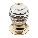 Baldwin 4332 Swarovski Crystal Cabinet Knob - Stellar Hardware and Bath 