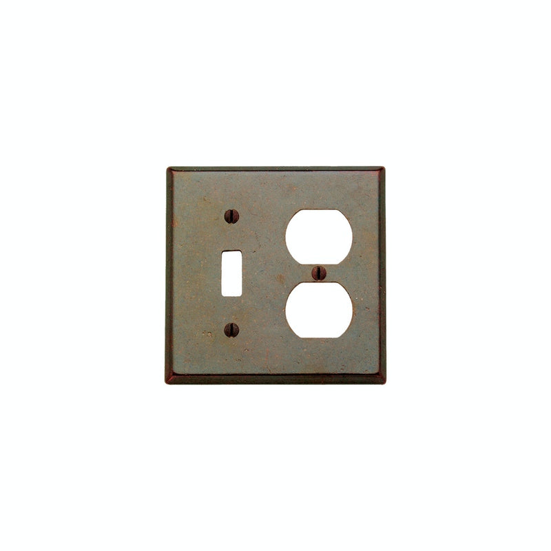 COMBINATION SWITCH & OUTLET COVER  SPOP2  4 9/16" x 4 9/16" - Stellar Hardware and Bath 