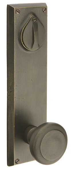 Emtek7565 Sandcast Rectangular Sideplate Dummy Entry Set with 5-1/2 Inch Center to Center - Stellar Hardware and Bath 